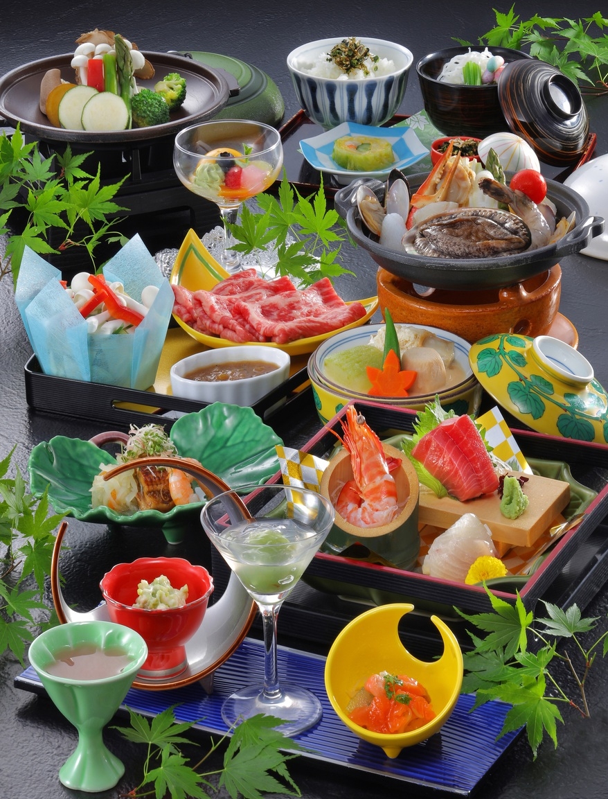 【ほんのりコース】　〜八幡屋　夏の美味紀行〜　海・山の幸をリーズナブルに満喫♪