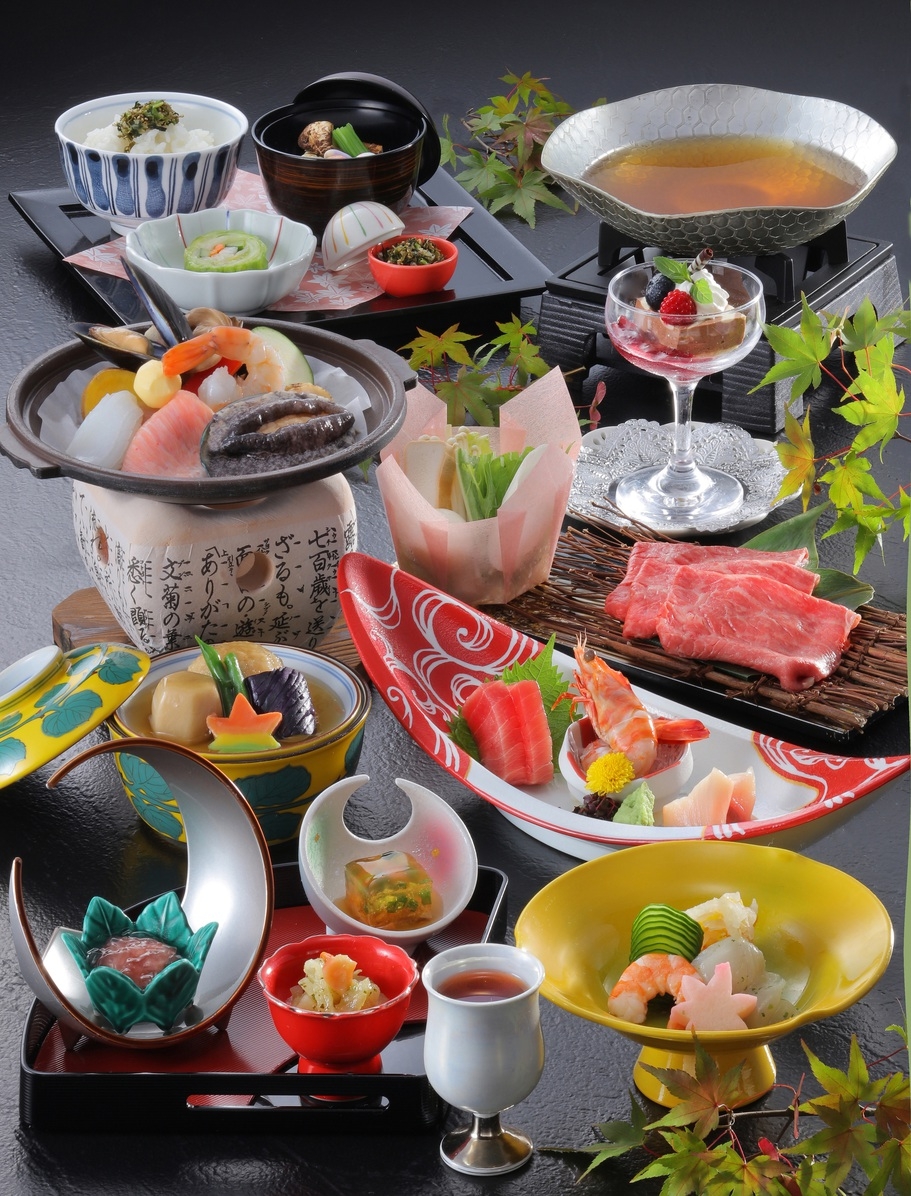 【秋のだんらんプラン】　ほんのりコース　旬のご馳走を存分に♪八幡屋秋の一番人気のお料理満載★