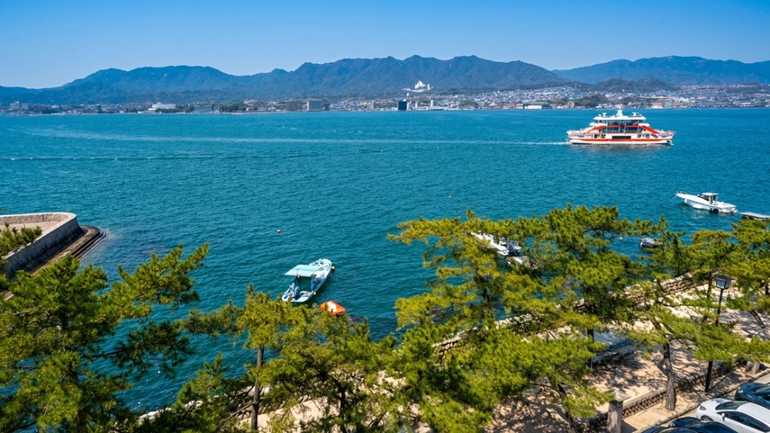 【早割60】1，500円OFF│宮島桟橋から徒歩3分・厳島神社へ徒歩約7分【基本会席】