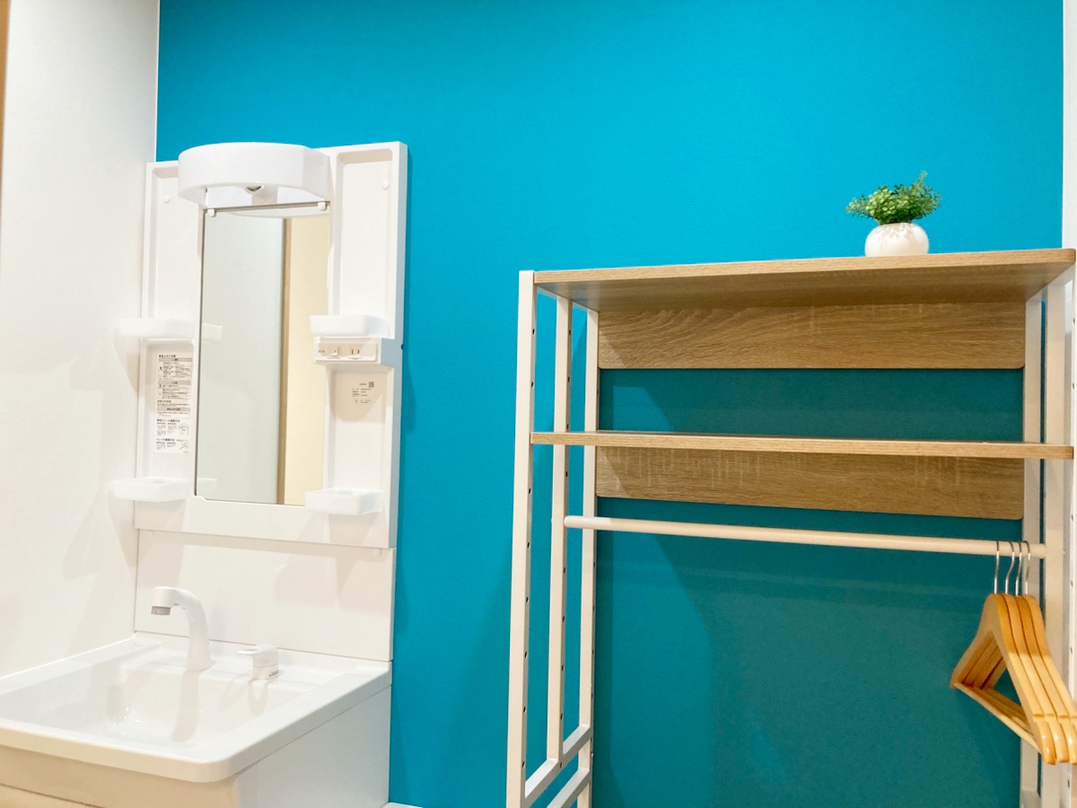 【207】洗面台／ハンガーラック