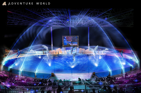 ナイトマリンライブ（アドベンチャーワールド/イルカ）