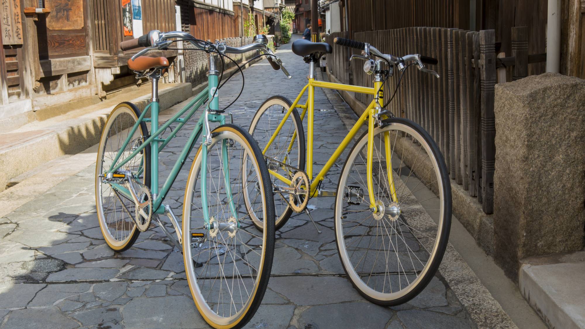 ◆レンタサイクルサービス◆“BETTER BICYCLES ”のオリジナル自転車で“鞆の浦”めぐりを