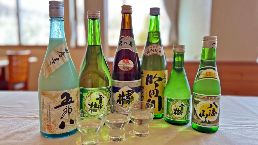 *日本酒おまかせ3種飲み比べ/新潟の地酒を飲み比べてください