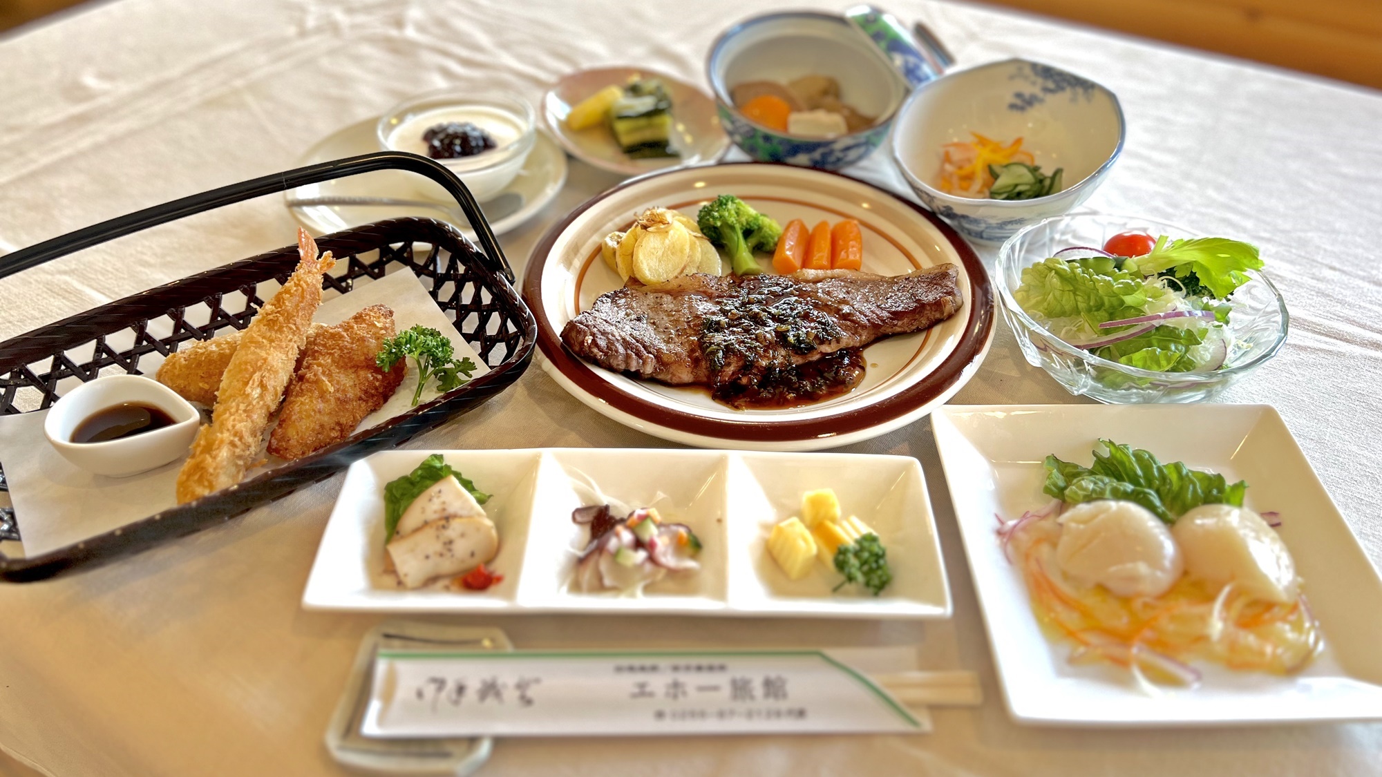 *スタンダードプラン/牛サーロインステーキと日替わりおつまみがおすすめ！