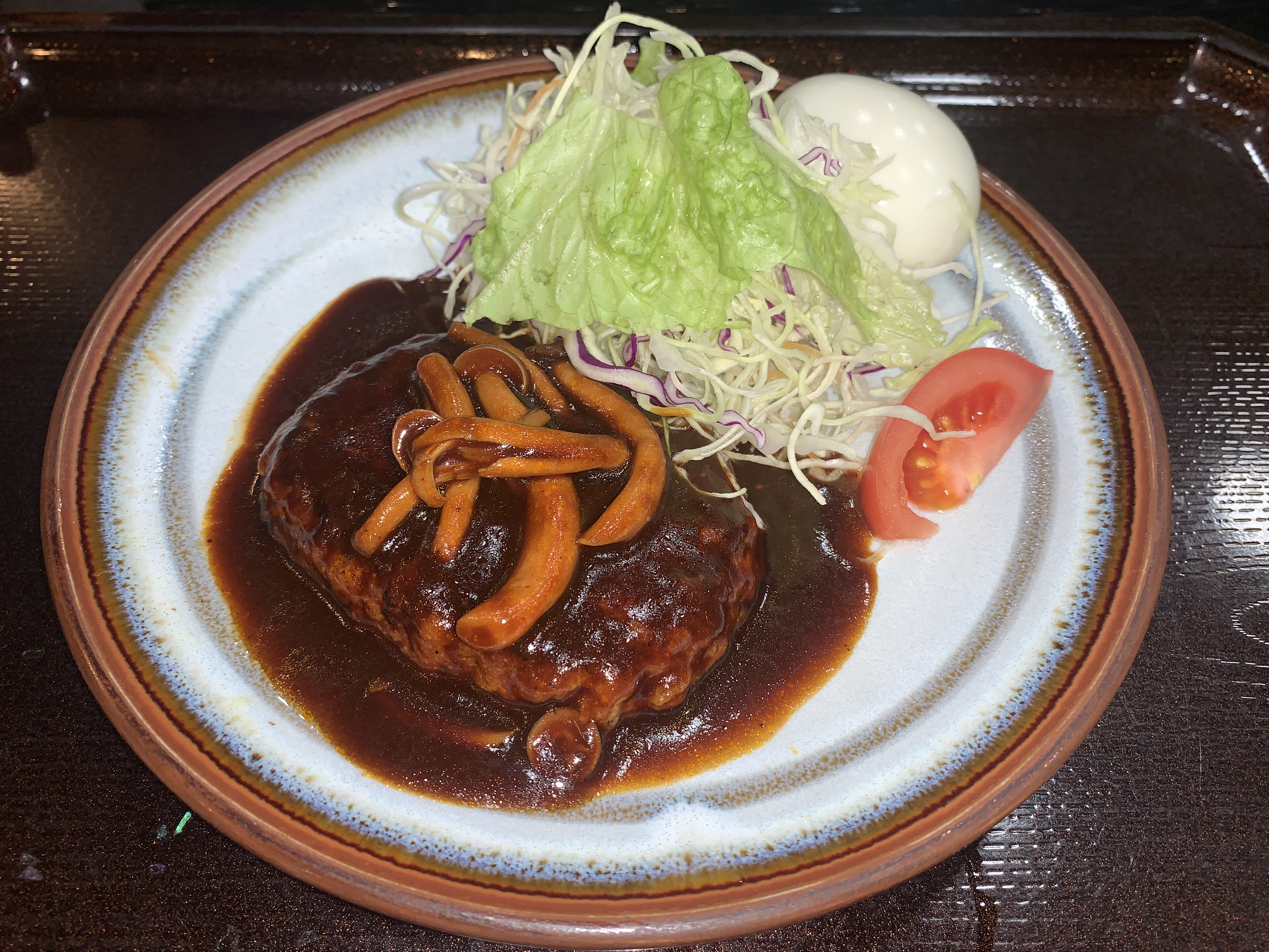 デミグラスソースハンバーグ