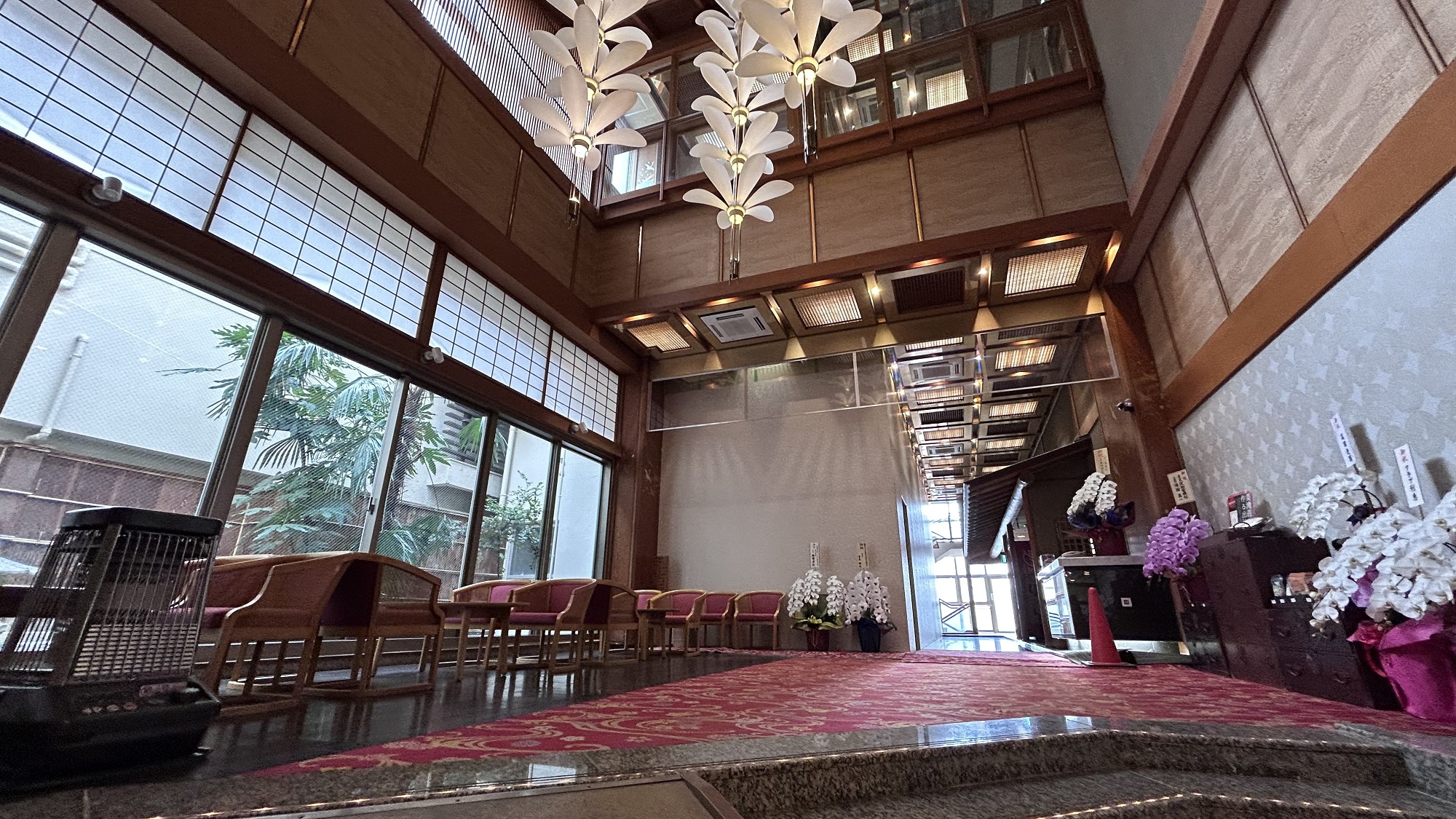 仮設ロビー（大浴場前にございます）