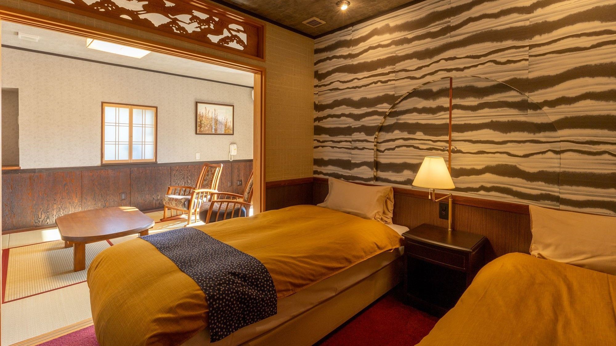 【紫陽花】客室の中でも最もシンプルなデザインの落ち着いた和室です。