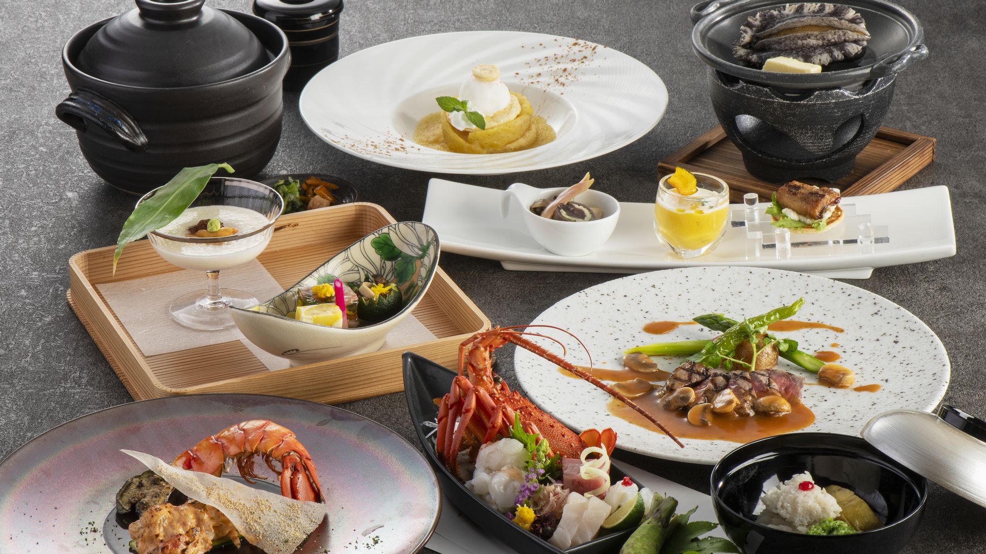 【静岡県150周年記念】年齢合計で割引＆夕食時フォアグラ茶碗蒸し付！＜2食付／夕食コース「富士」＞