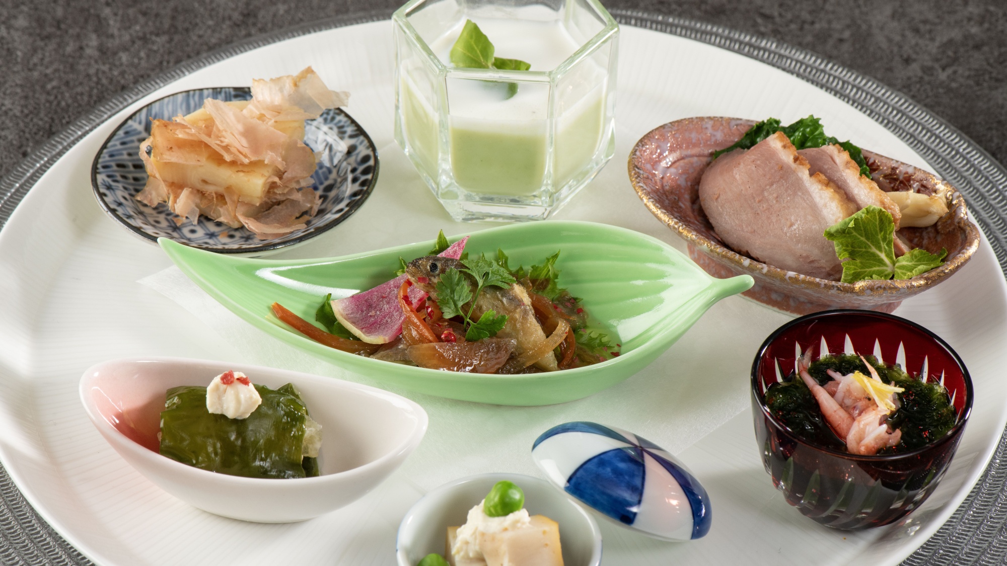 ＜3月・4月のおすすめの一品＞前菜7種盛り【門出】