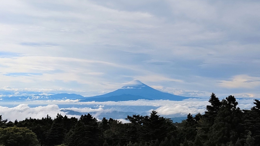 ☆【施設からの眺望】敷地内からの風景／天気が良い日には雲海が見えることも！