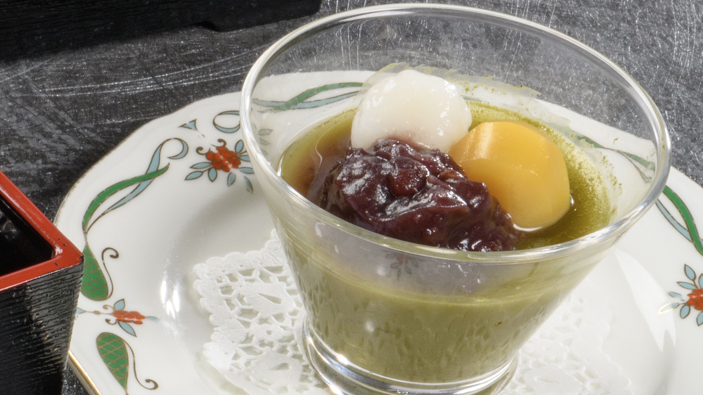 ＜11月・12月のおすすめの一品＞冷やしぐり茶ぜんざい【和洋御膳】