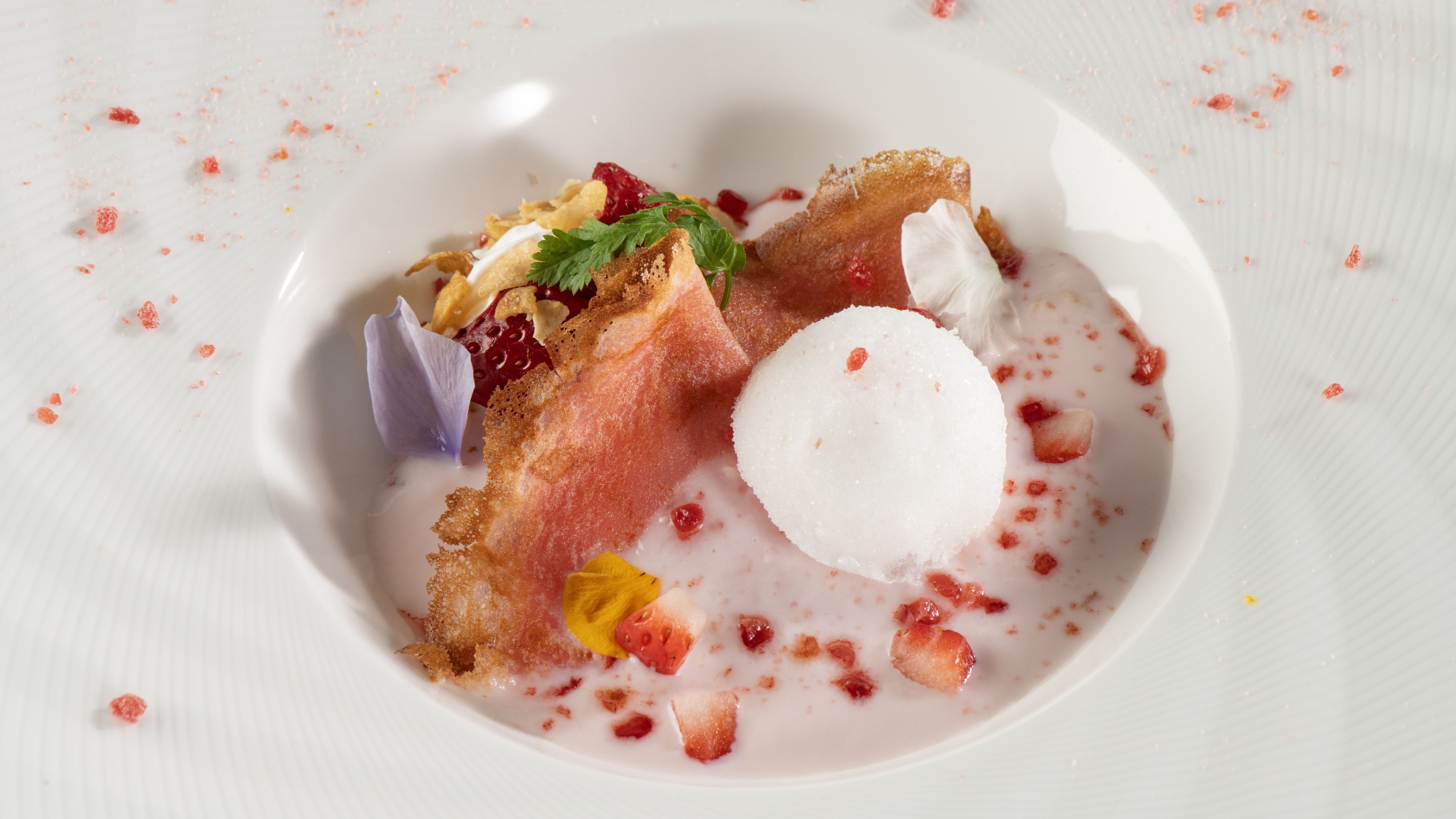 ＜3月・4月のおすすめの一品＞米粉クレープのシュゼット【門出】