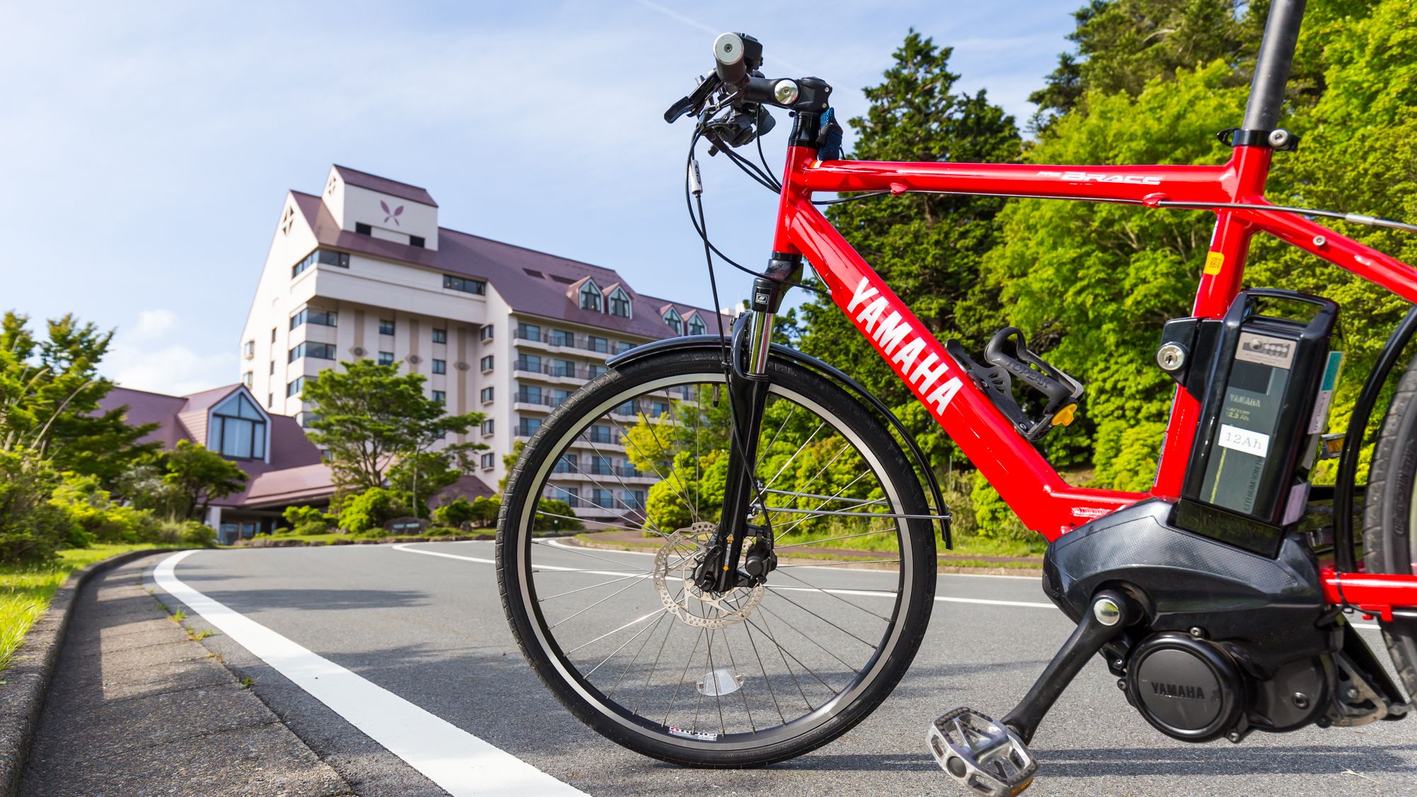 ☆【自転車旅】富士山を眺望できる広大な敷地内をサイクリング♪