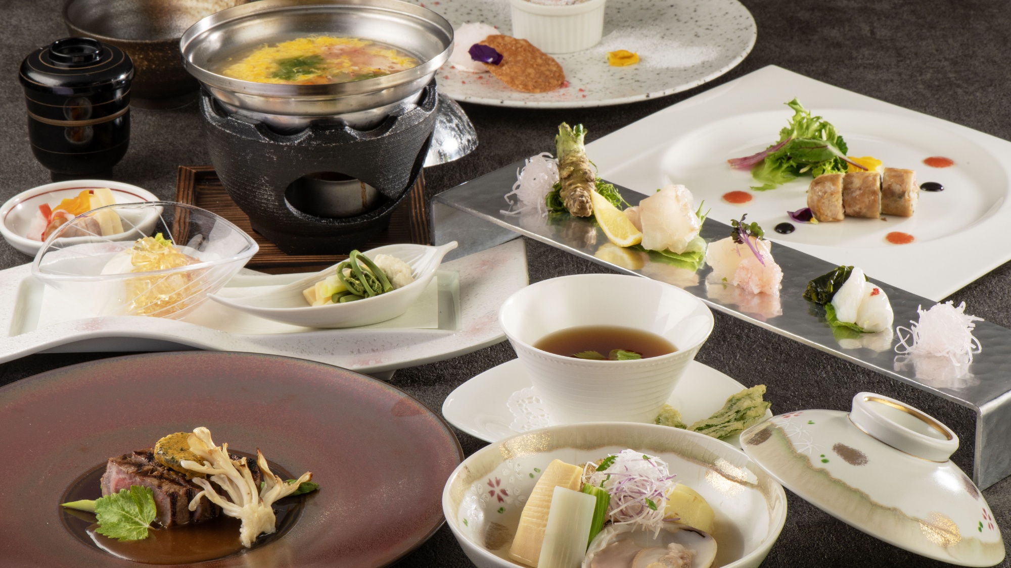 【特別和洋折衷コース】さくら～SAKURA～（お食事画像は季節により異なります）