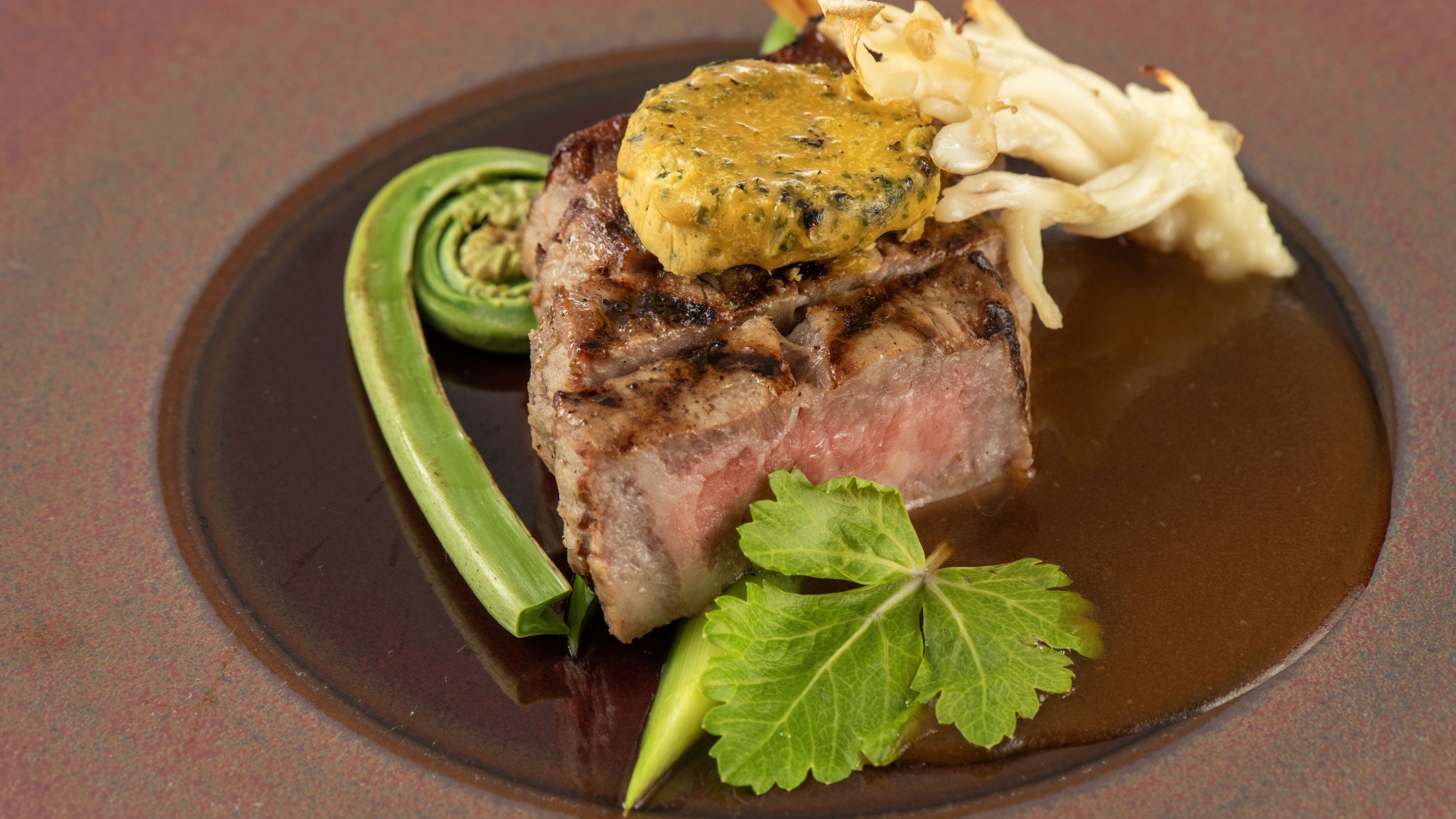 ＜3月・4月のおすすめの一品＞静岡牛サーロインの網焼き【さくら】