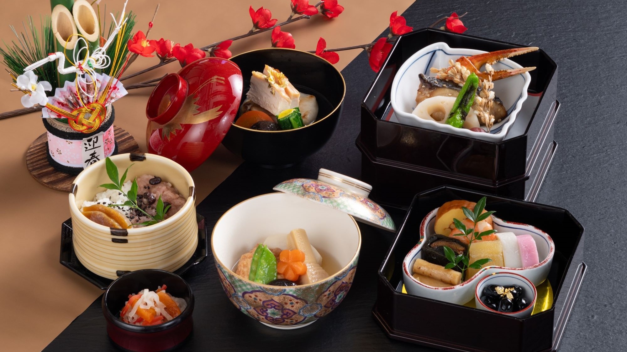 【12月31日、1月1日限定】ゆっくり過ごす贅沢なお正月☆おせち料理＆お雑煮付　朝食プラン