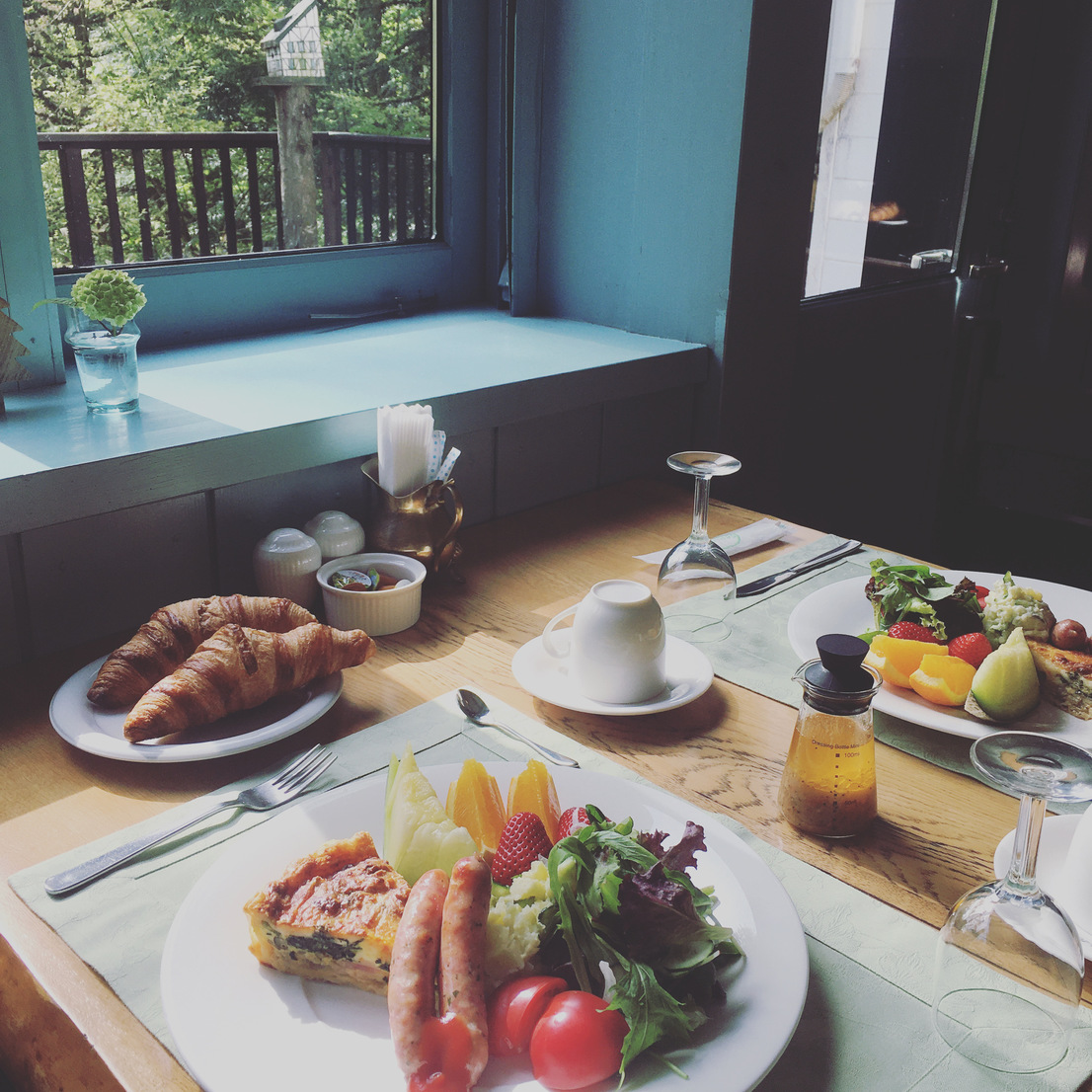 愛犬（小型犬）と一緒に那須旅へ♪サクサククロワッサン・キッシュなどの朝食付きプラン♪