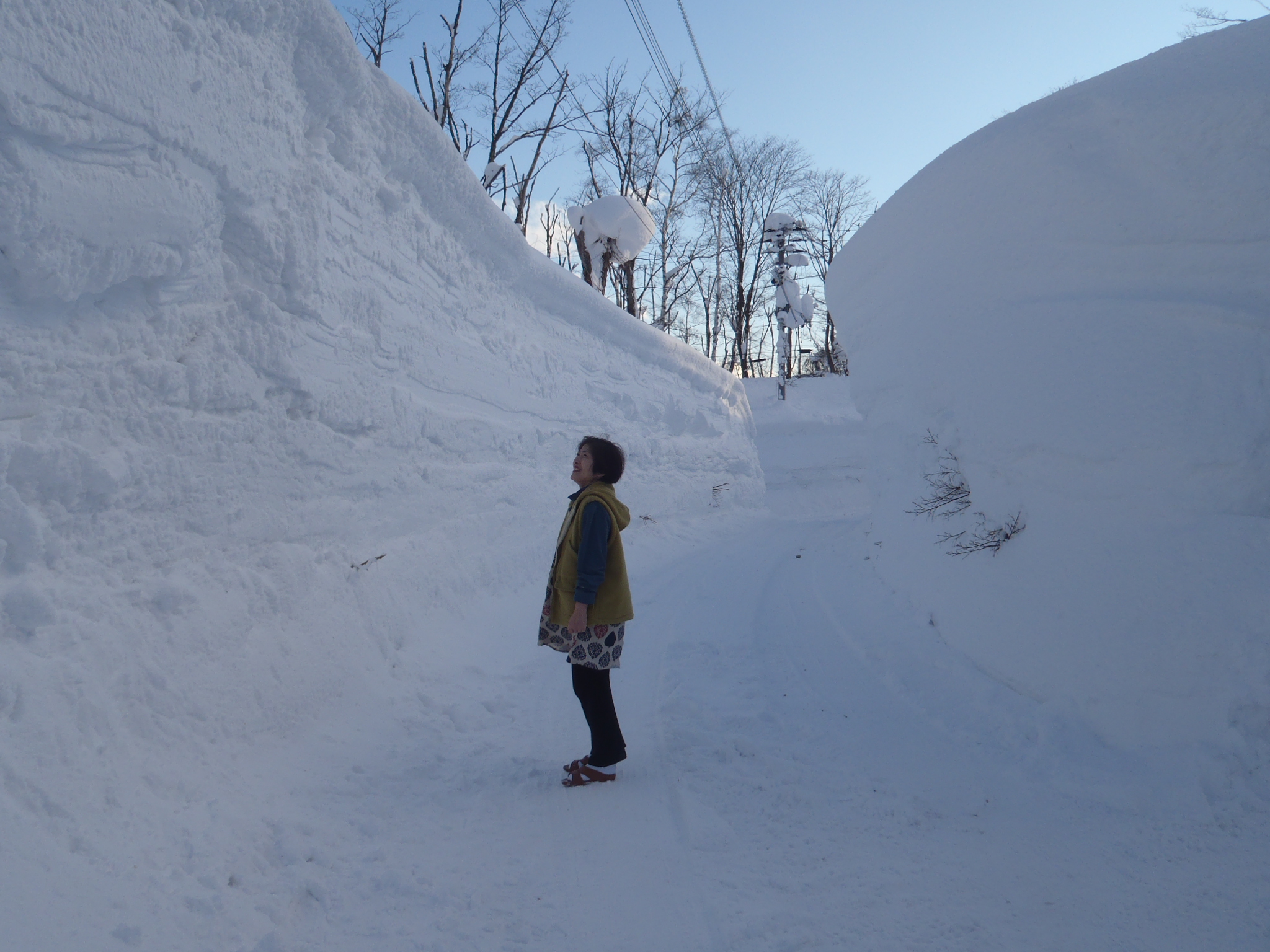 ３ｍを超える雪