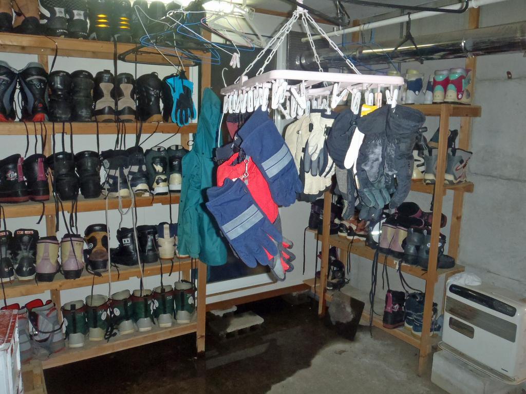 スキー置き場・乾燥室