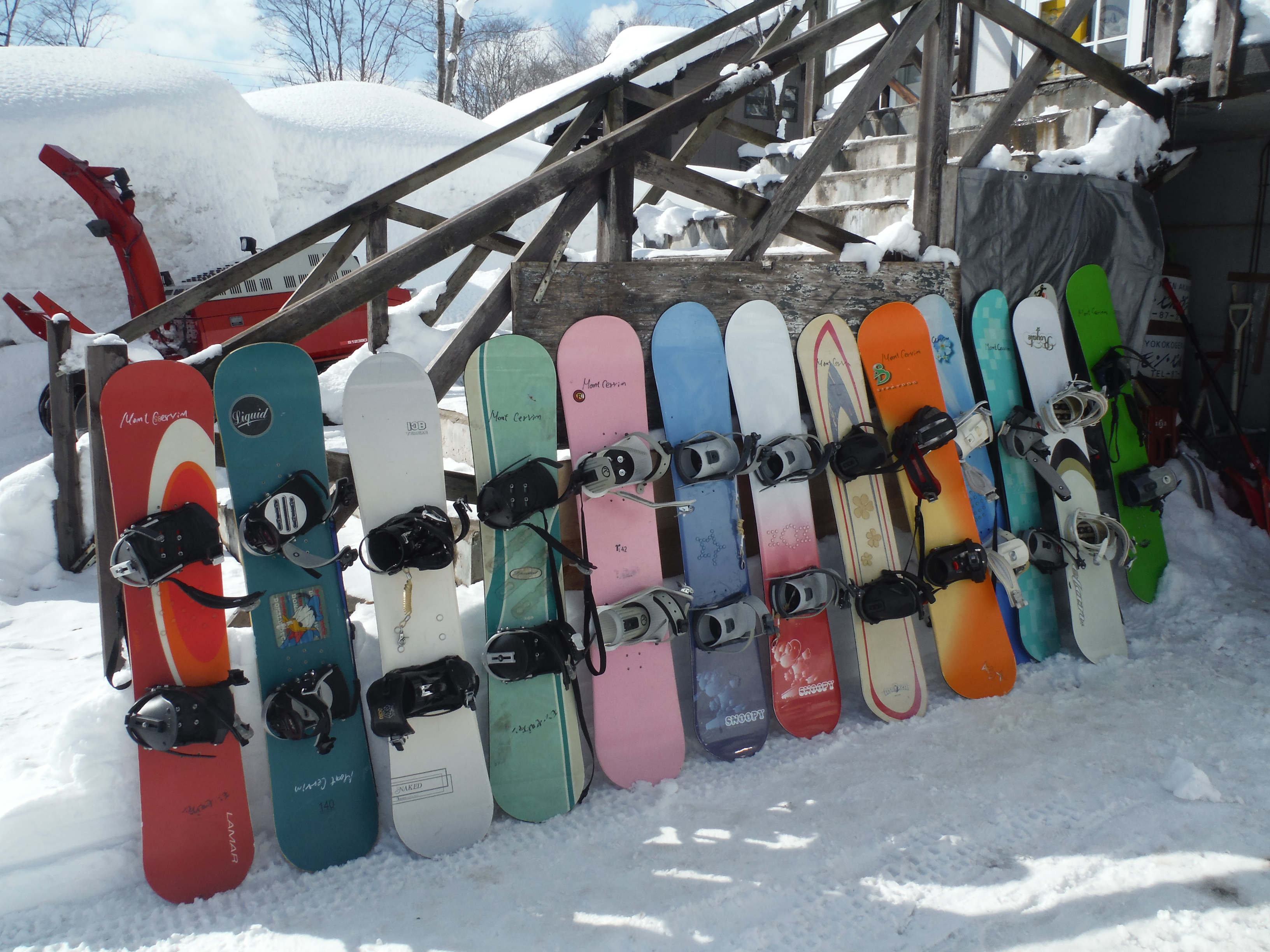 ボードのレンタルもあります