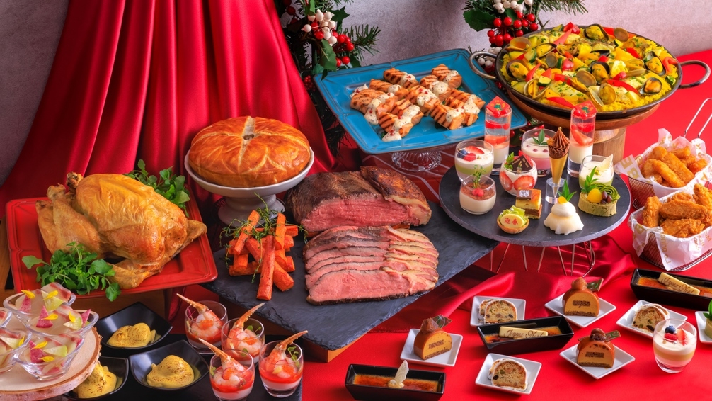 【2食付】＜クリスマス・年末年始限定＞デザート＆ディナーブッフェ付きステイプラン