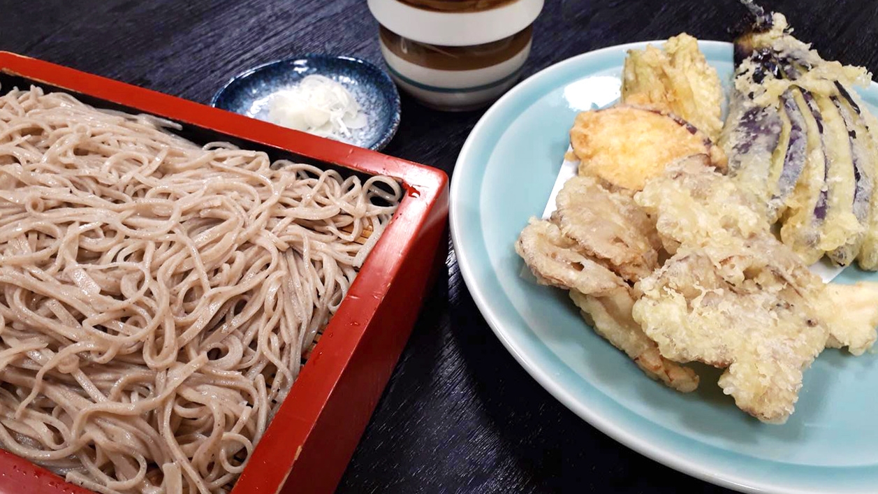 【秋の限定】食欲マシマシ！お蕎麦大盛り＆季節の天ぷら盛り合わせ＜お部屋食＞＜無料貸切露天＞