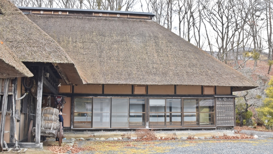 *【客室/曲がり家】かやぶき屋根の南部曲り家は、美しい日本の原風景そのものです。