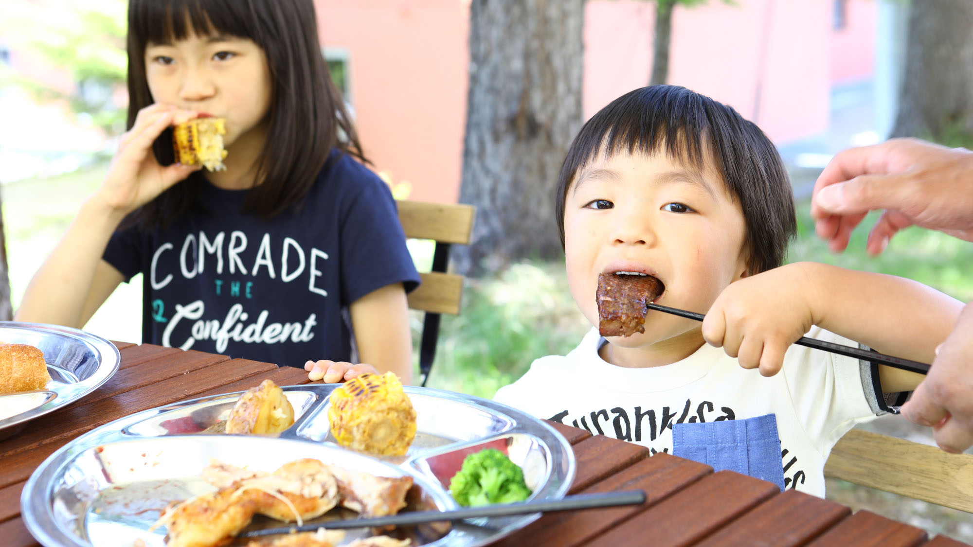【夏・BBQ】子供もかぶりつく美味しさ！