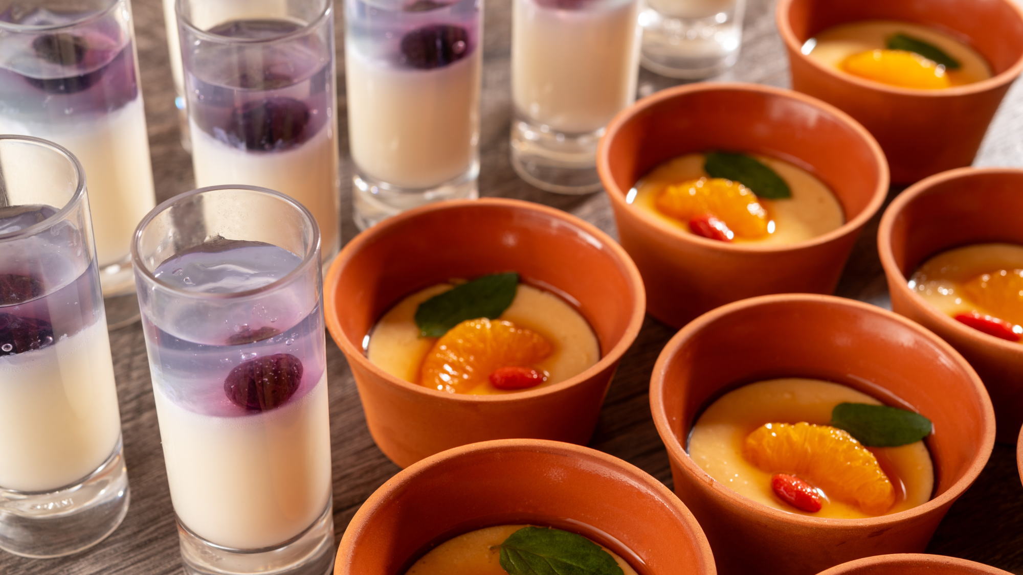 【夕食】田沢湖スイーツ２種