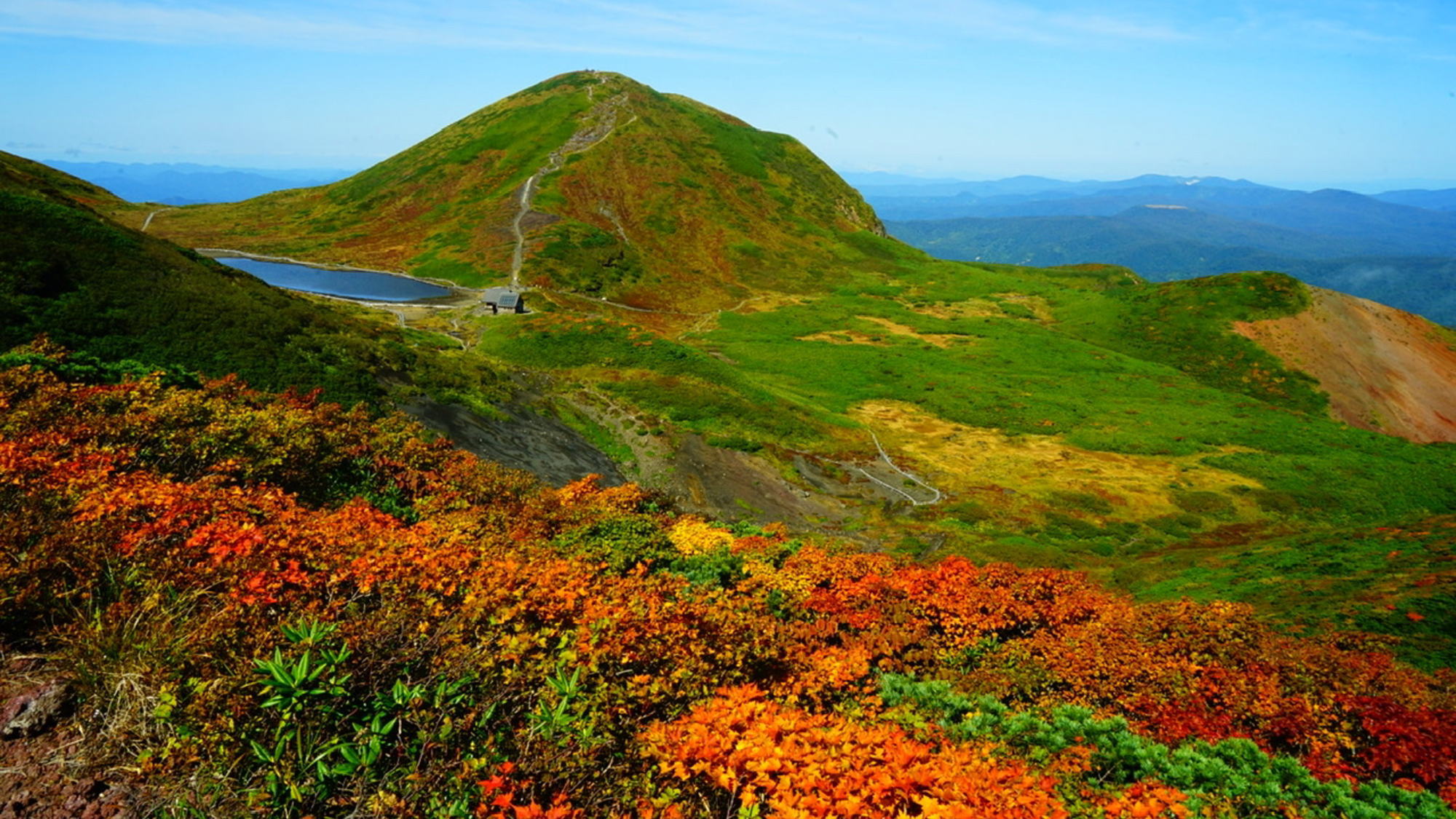 秋の駒ヶ岳の紅葉