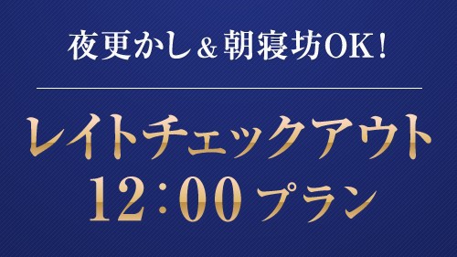 【12：00チェックアウト特典付！！】15：00〜翌12：00までの最大21時間ステイ◆食事なし