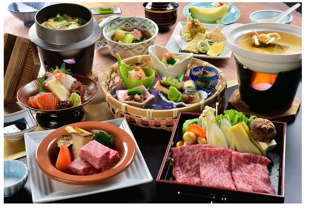 【※2026/3/3から】信州牛のしゃぶしゃぶと旬の「たけのこ」プラン