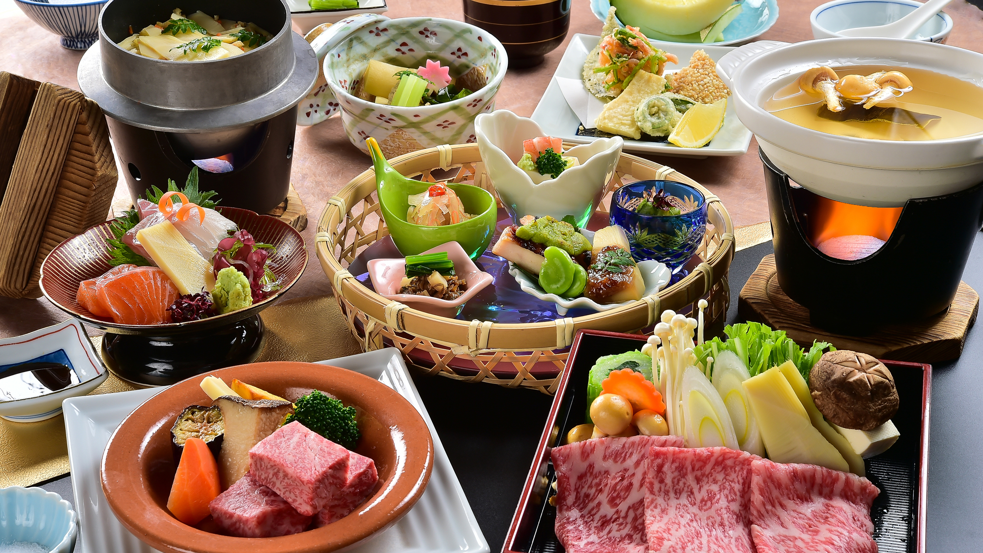 春季3/1～5/31限定＼信州牛しゃぶしゃぶと旬のたけのこ／（イメージ）
