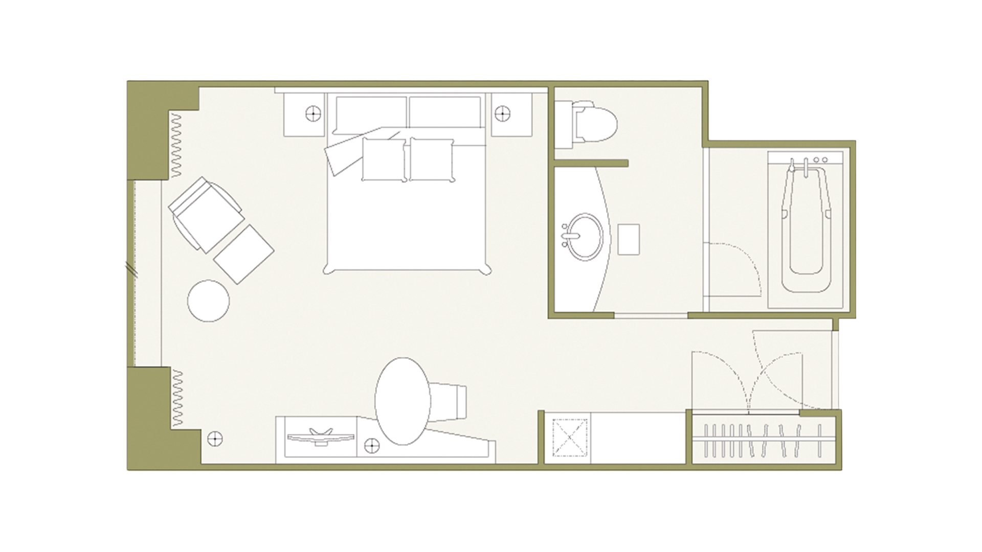 スタンダードスーペリアキング平面図