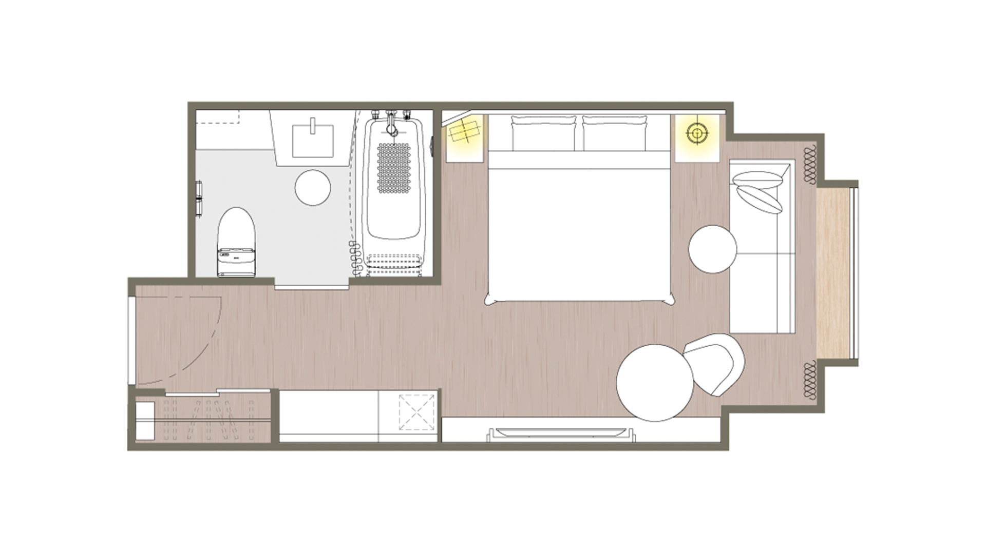 コンフォートクイーン平面図