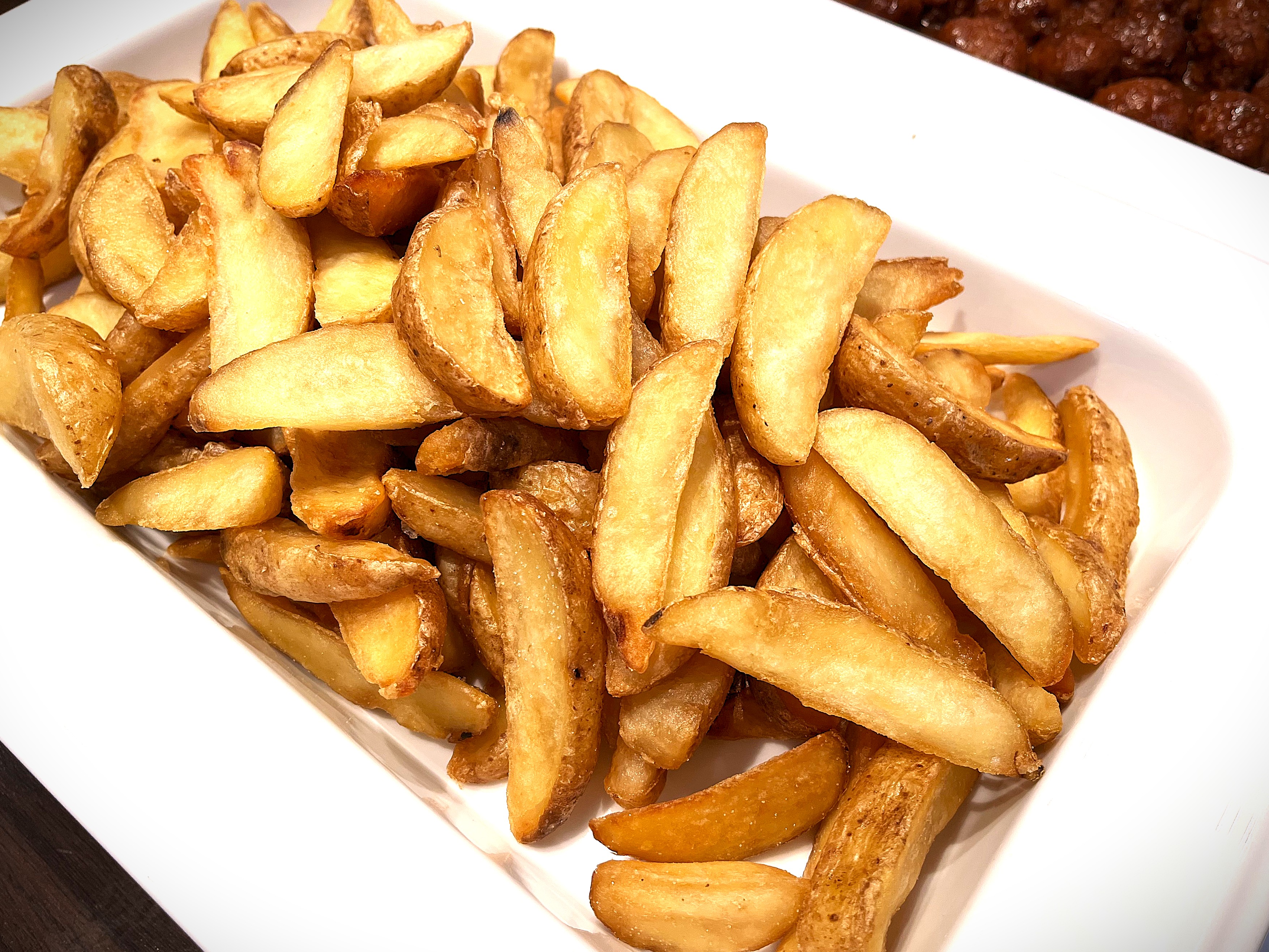 朝食ポテトフライ