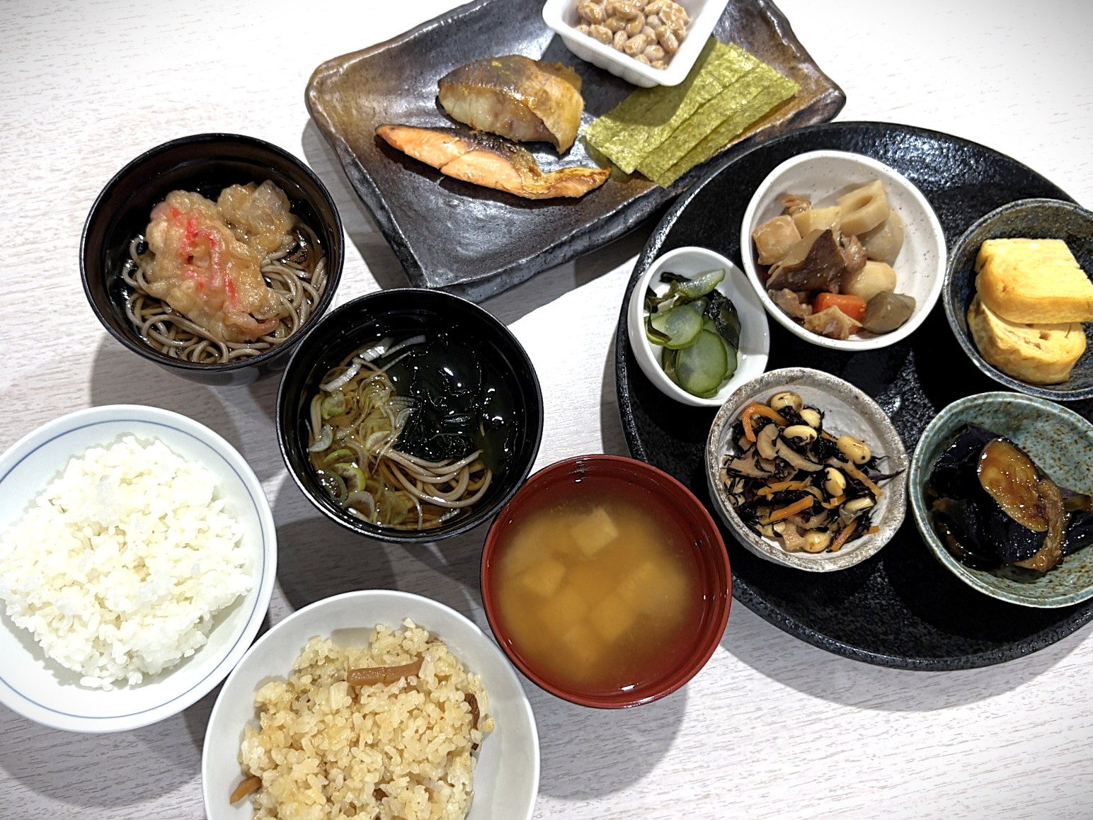 朝食ブッフェ和集合1