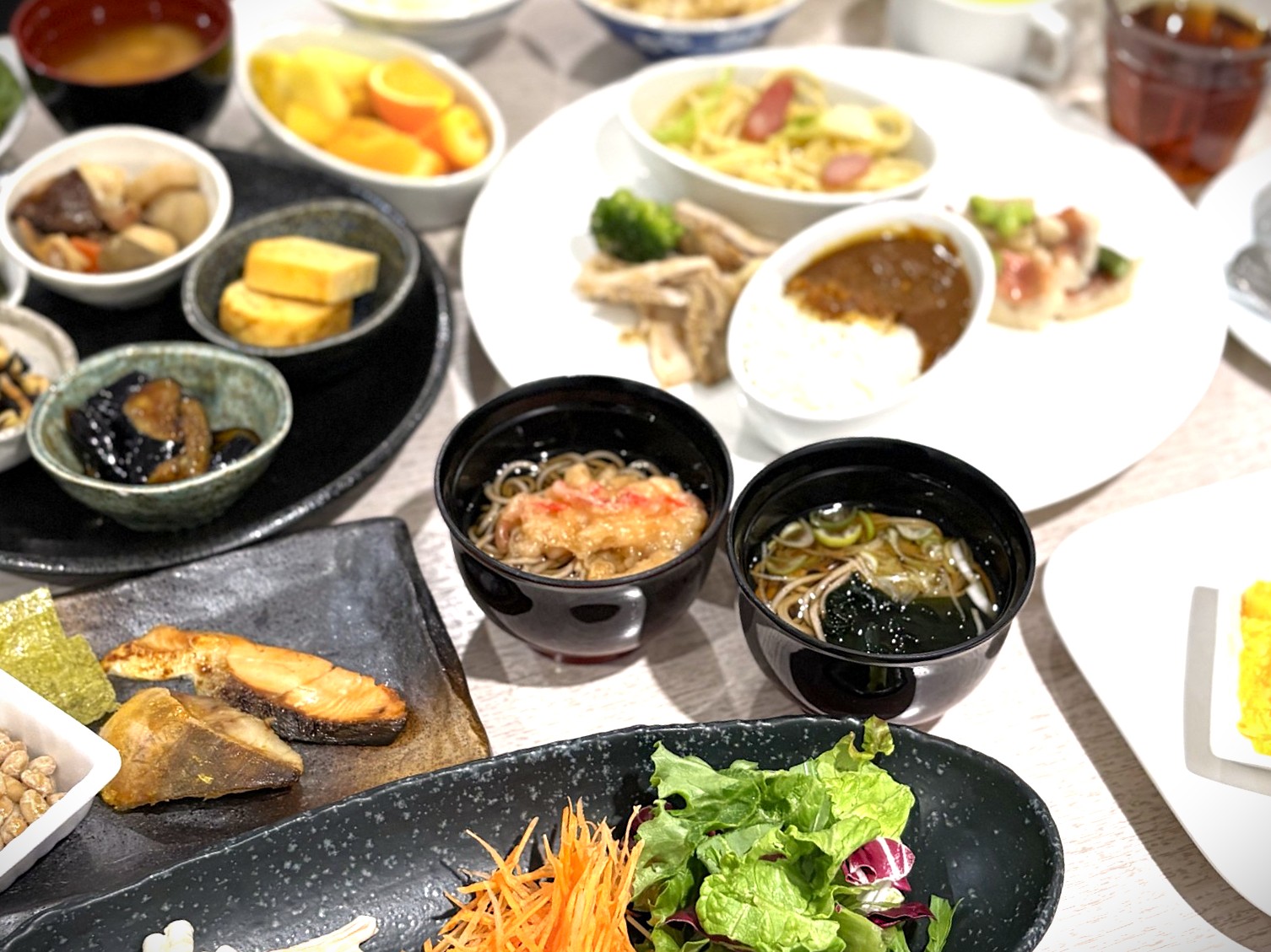 朝食ブッフェ集合1