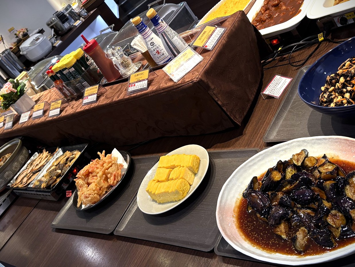 朝食ブッフェ和食コーナー1