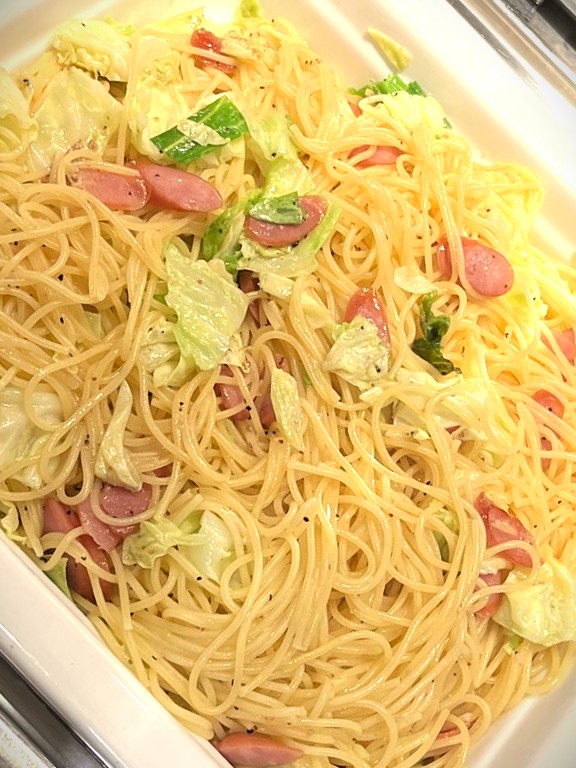 朝食ブッフェパスタ　