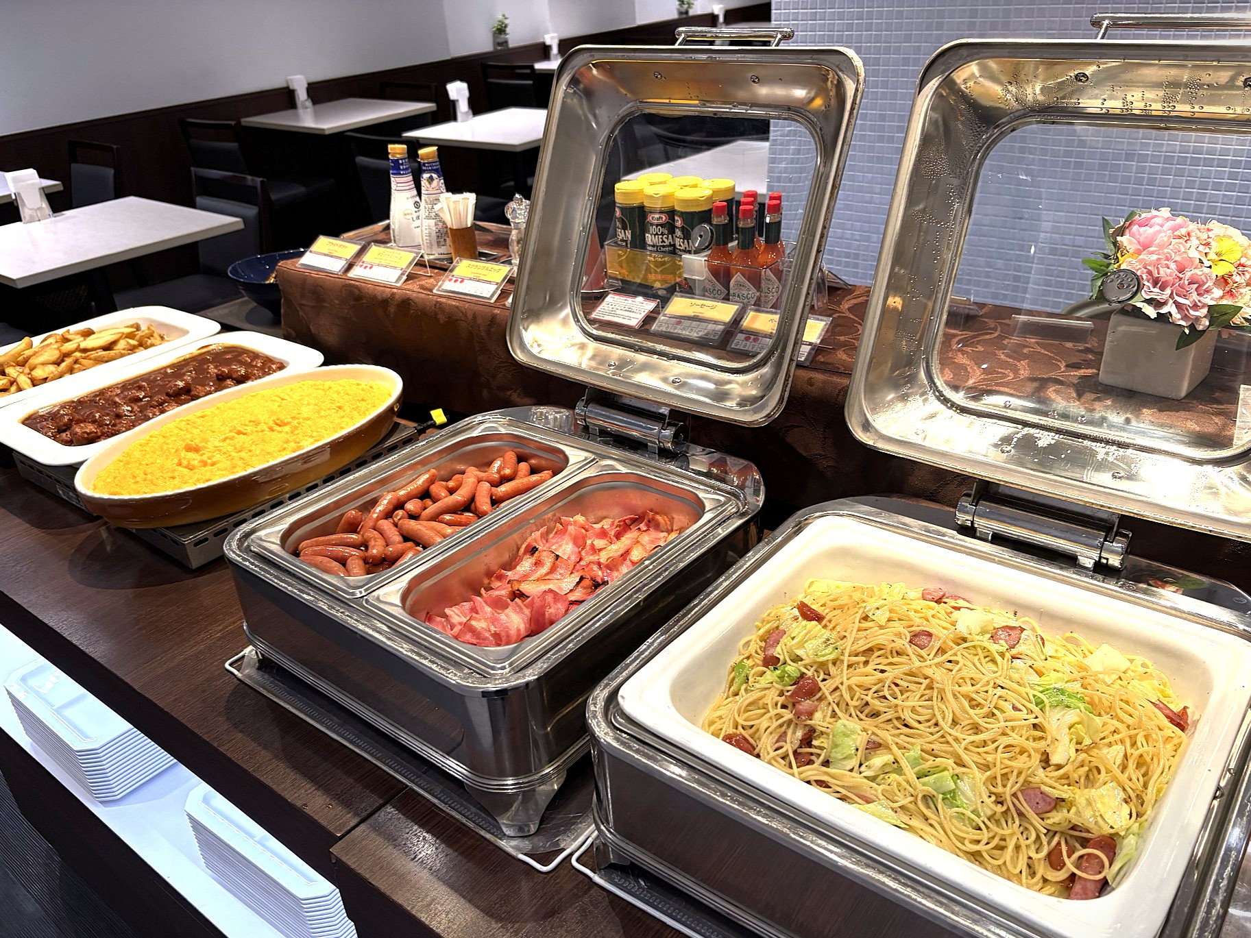 ●朝食ブッフェ洋食コーナー