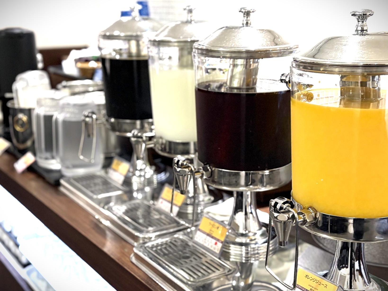 朝食ブッフェドリンクコーナー2