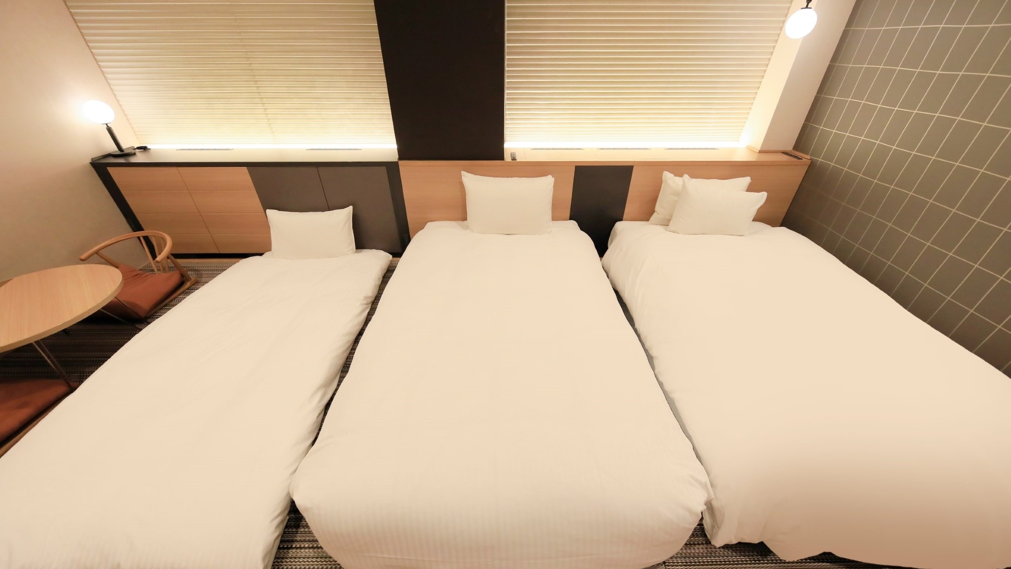 畳ツイン 3名ベッド全体