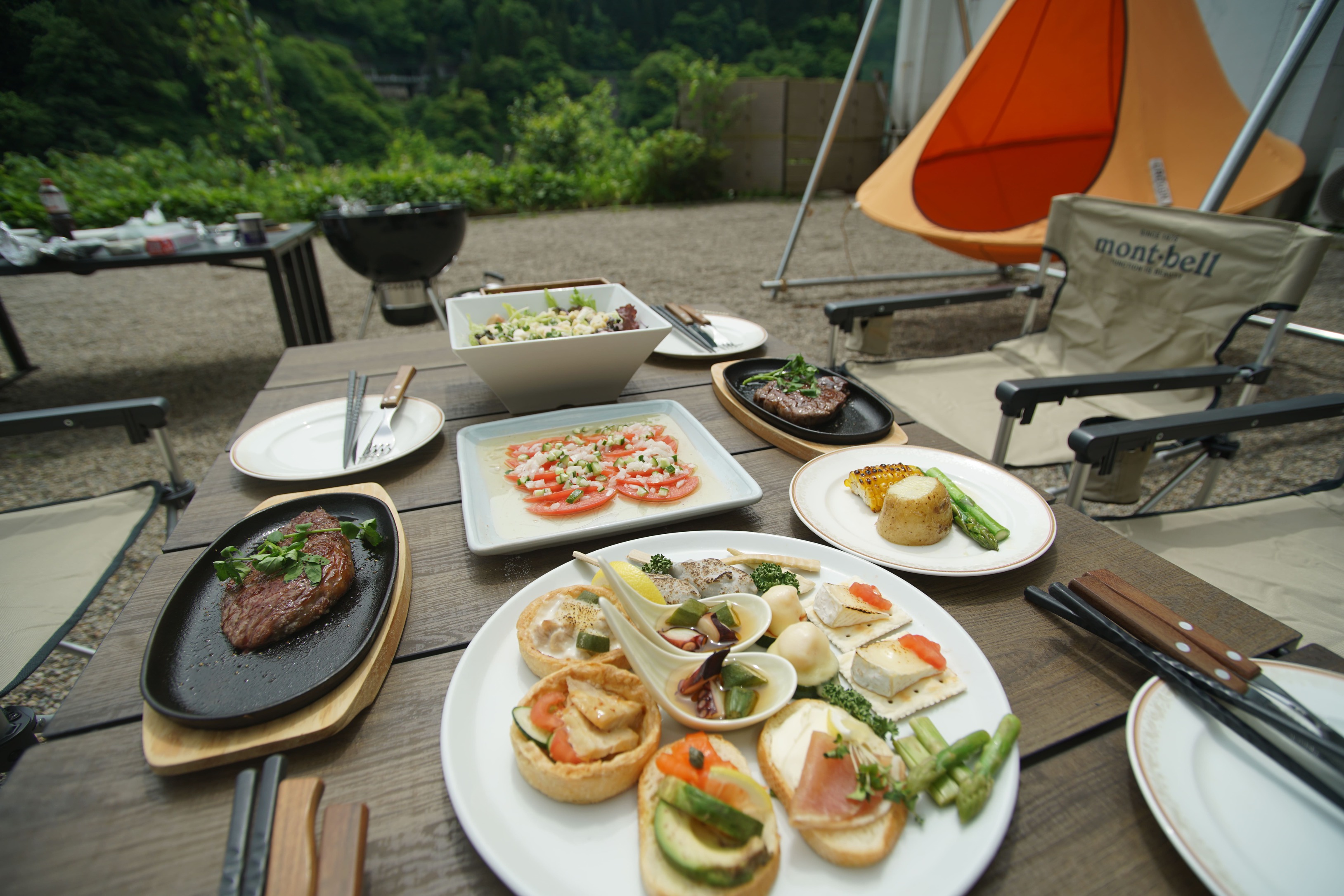 旅館のくつろぎと、BBQのワクワクプラン