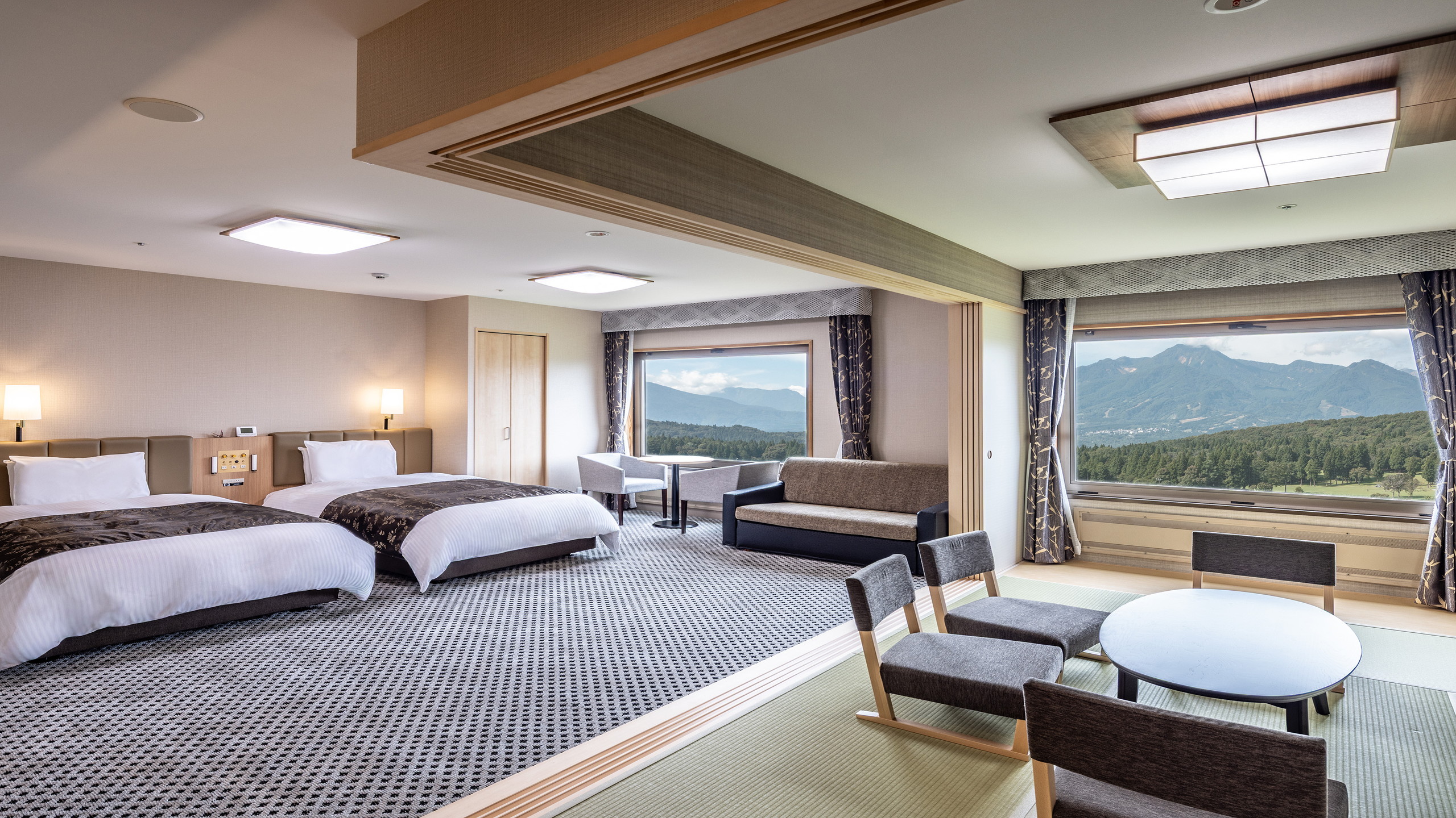 【本館：59㎡】和洋室　ベッド数：2台