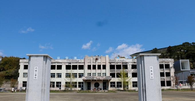 石巻市震災遺構門脇小学校