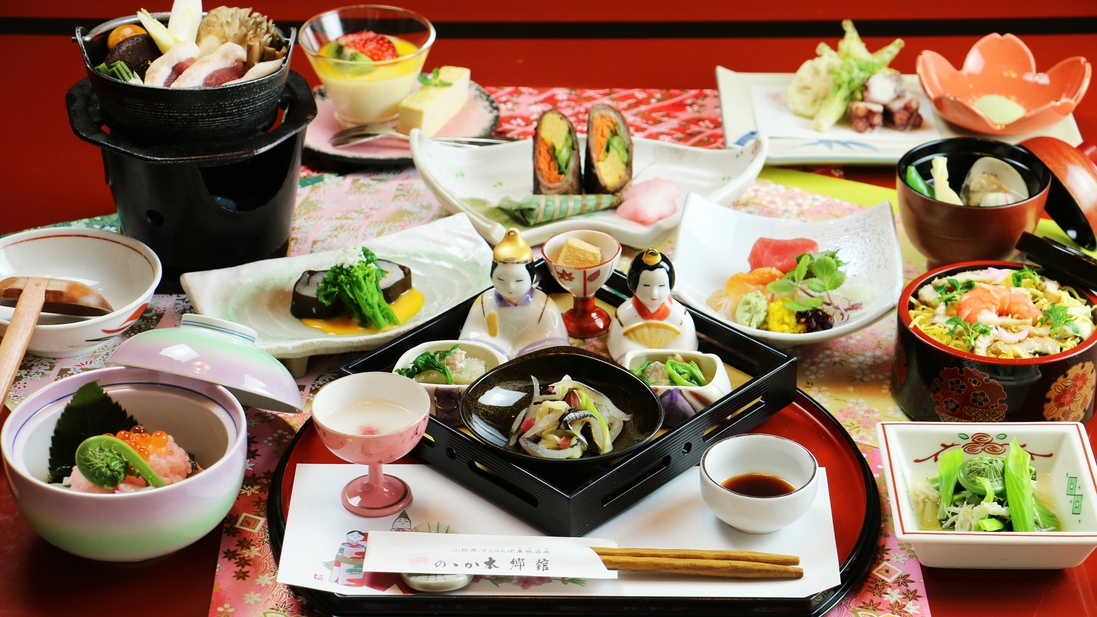 ★桃の節句のお祝いに★のゝかが贈る雛膳プランでひな祭りを祝おう♪