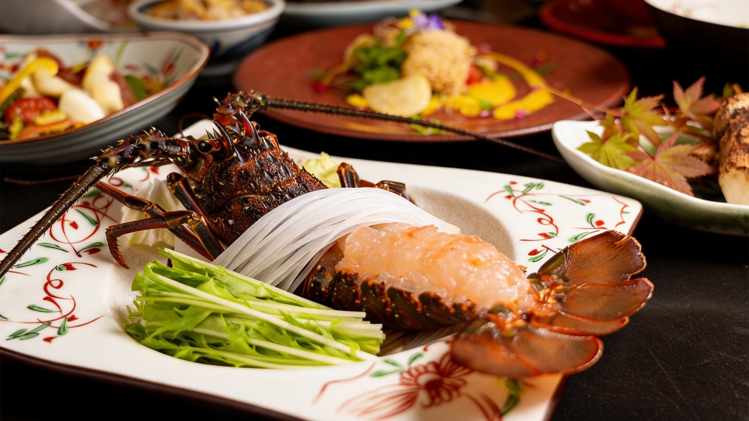 【期間限定】旬の贅沢！伊勢海老しゃぶしゃぶ付き創作懐石プラン【2食付】