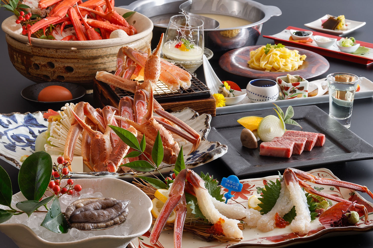 朝夕お部屋食【パパママ応援！赤ちゃんの温泉デビューにぜひ】花咲くかに刺し付き！グルメも満喫☆冬爛漫★