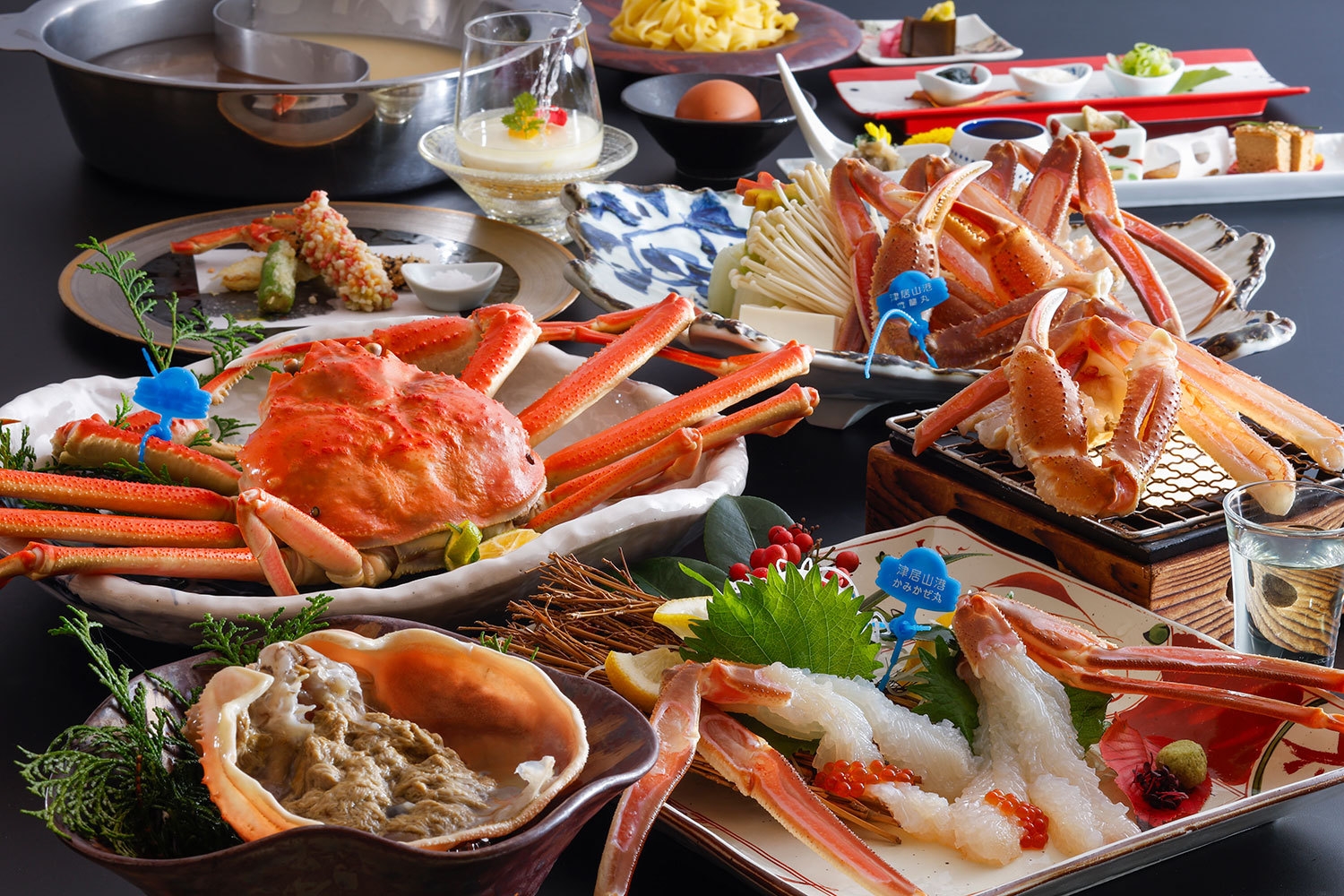 【カニのプロ当館社長の仕入に期待！】津居山、柴山かにフルコース★兵庫県水揚げ極上がに！